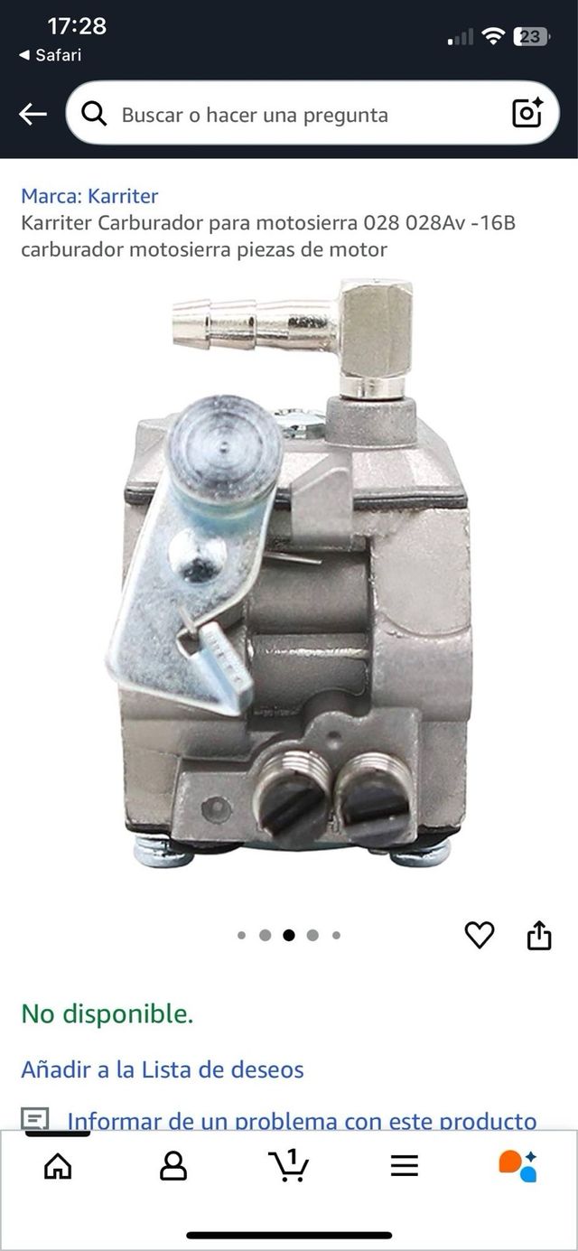 Carburatore Chainsaw