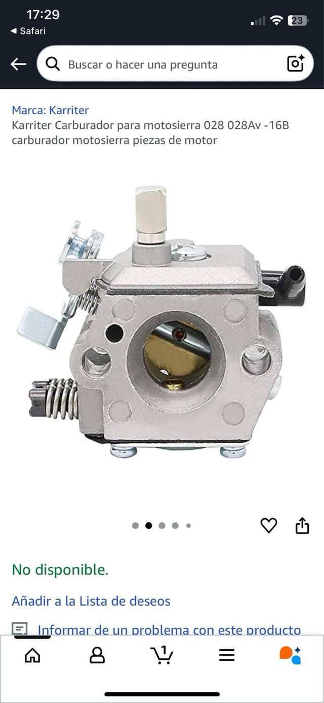 Carburatore Chainsaw