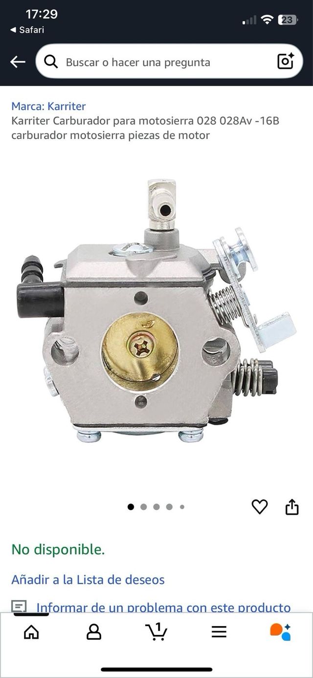 Carburatore Chainsaw