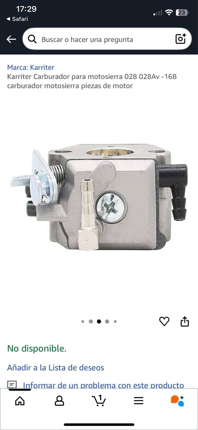 Carburatore Chainsaw