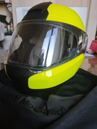 Casco BMW Motorrad System 6 Evo Fluor Yellow GS 54