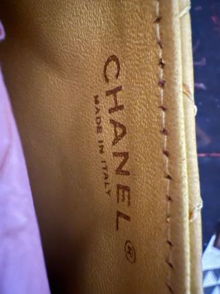 Borsa Chanel Timeless Gialla Pelle Trapuntata