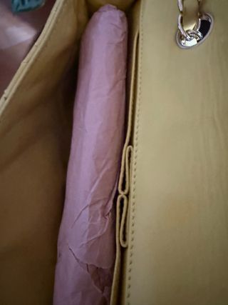 Borsa Chanel Timeless Gialla Pelle Trapuntata