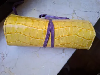 Joyero de piel para viaje