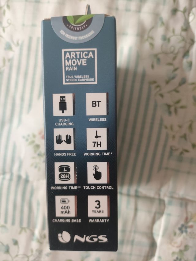 Auriculares Bluetooth NGS Artica Move Rain