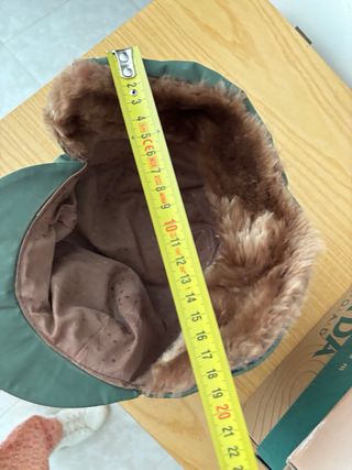 Gorra de invierno verde