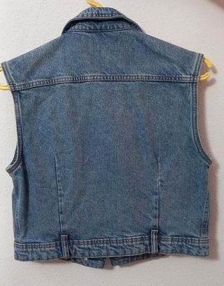Chaleco Vaquero Zara Talla XS. Gasto talla 36