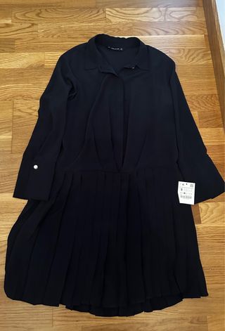 Vestido Zara Negro Talla S