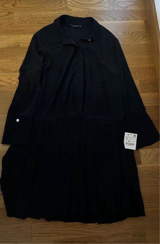 Vestido Zara Negro Talla S