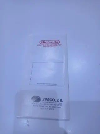 Folleto Catálogo Juegos Nintendo NES .....