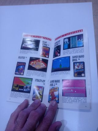 Folleto Catálogo Juegos Nintendo NES .....