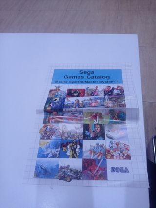 Folleto Catálogo Juegos Nintendo NES .....