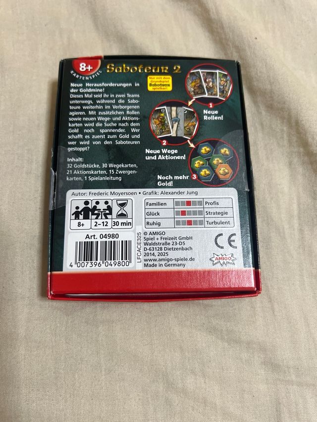 Saboteur 2 Juego de Cartas AMIGO