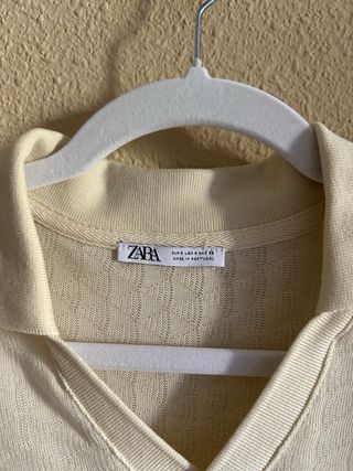Polo beige – Zara (Talla S)