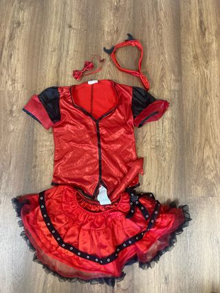 Disfraz Demonia Rojo y Negro