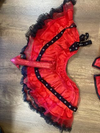Disfraz Demonia Rojo y Negro