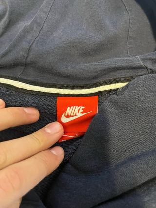 Sudadera Nike Azul con Cremallera
