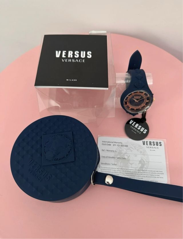 Reloj Versus Versace Azul y Dorado