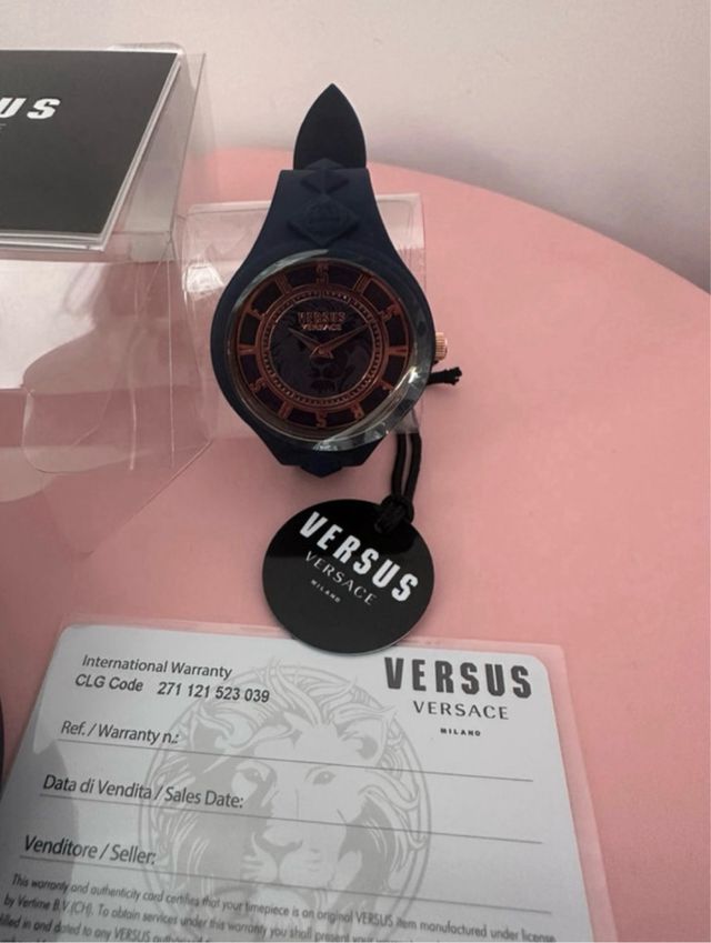 Reloj Versus Versace Azul y Dorado