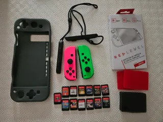 Pack Accesorios Nintendo Switch: Mandos y Juegos