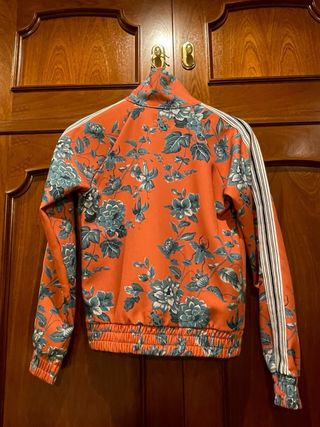 Cazadora Bomber Pepe Jeans Floral Naranja