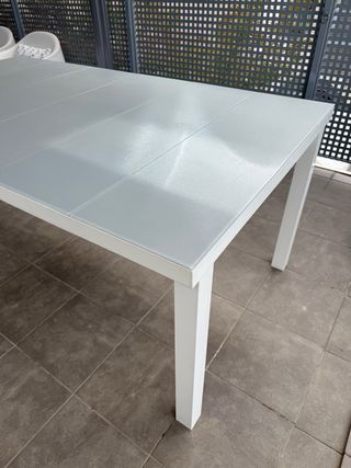 Mesa extensible terraza o interior como nueva