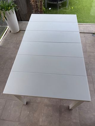 Mesa extensible terraza o interior como nueva
