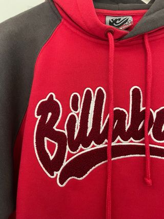 Sudadera Billabong Roja y Marrón con Capucha