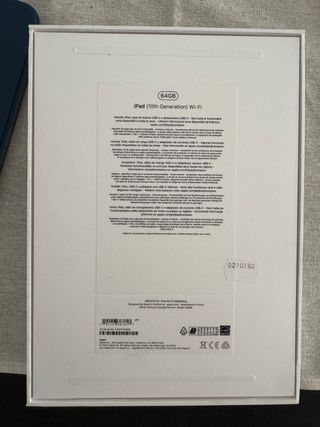 iPad 10ª gen 64GB Blu