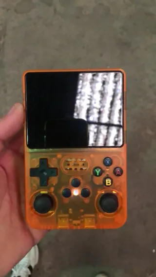 Consola Retro Portátil R36S Naranja