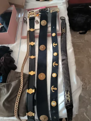 Lote de cinturones variados