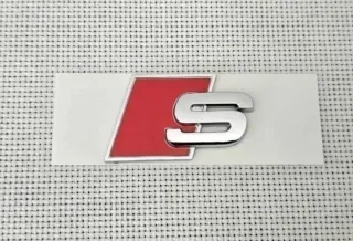 Logo Emblema Audi Sline Pegatina Maletero A3 A4