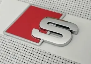 Logo Emblema Audi Sline Pegatina Maletero A3 A4