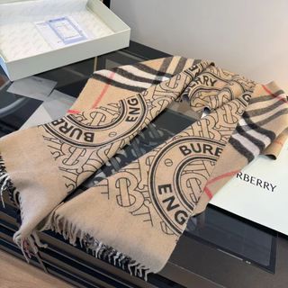 Bufanda Burberry Beige Multicolor Talla Única