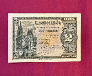 Billete 2 Pesetas 1938 EBC+