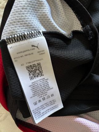 Camiseta Manchester City Puma Negra Roja