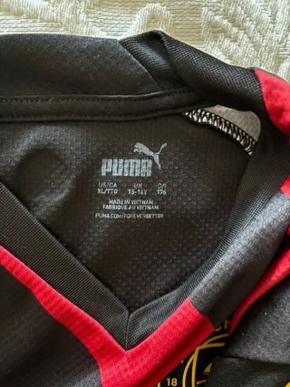 Camiseta Manchester City Puma Negra Roja