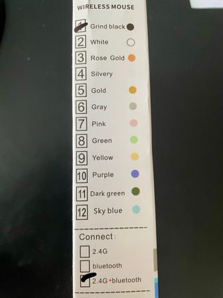 Mouse Wireless Ricaricabile Silenzioso