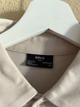 Polo beige Mango Man (talla M)