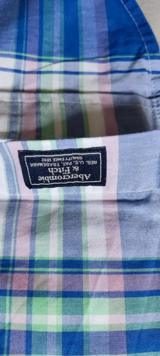 Camisa Abercrombie & Fitch cuadros XS 