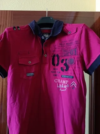 Polo KRS&CO Rojo Hombre