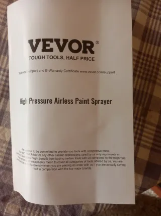 Pulverizador pintura airless Vevor RP8623S