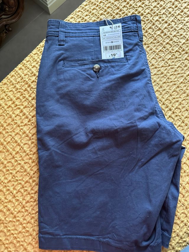 Bermudas Zara Azul Talla M