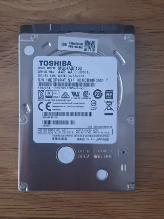 Disco Duro Toshiba 1TB 2.5''