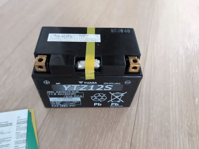 Batería Moto YTZ12S Yuasa Nueva.