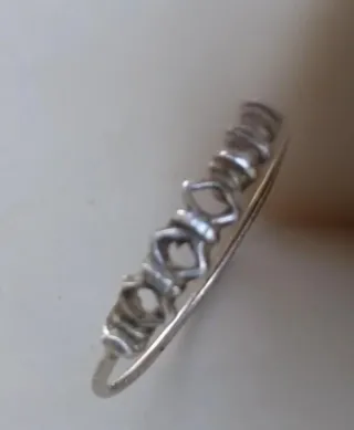 Anillo Plata Siglo XIX
