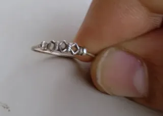 Anillo Plata Siglo XIX