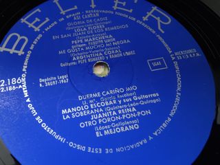 Vinilo Así Cantan Flamenco y Sevillanas