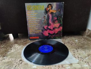 Vinilo Así Cantan Flamenco y Sevillanas