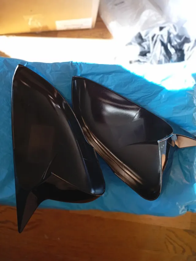 Carcasa espejo coche negro